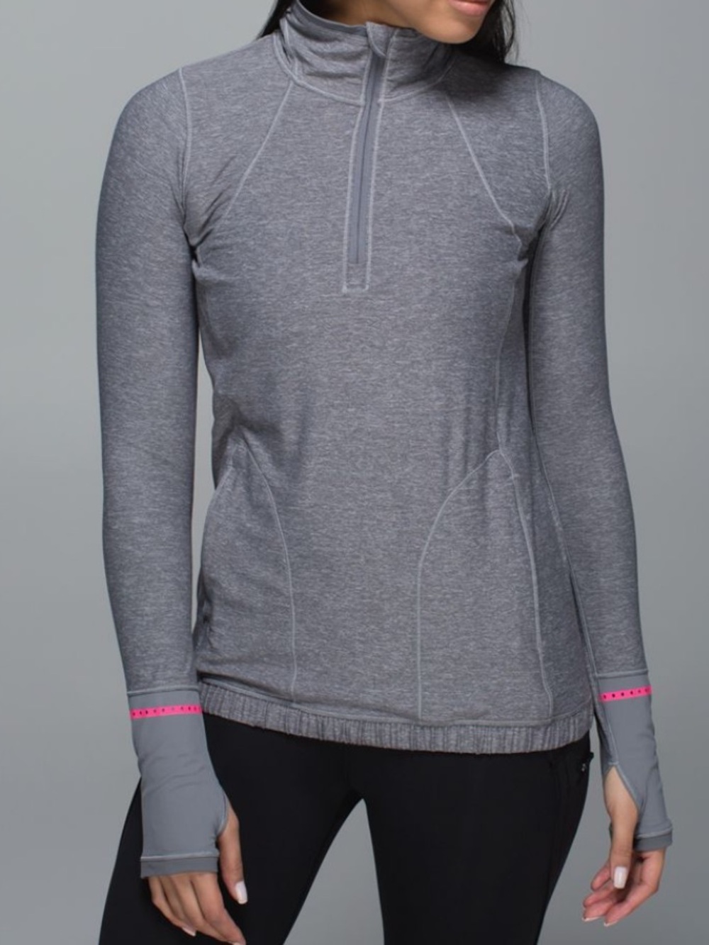 LULULEMON Pace Pusher 1/2 Zip Size 4